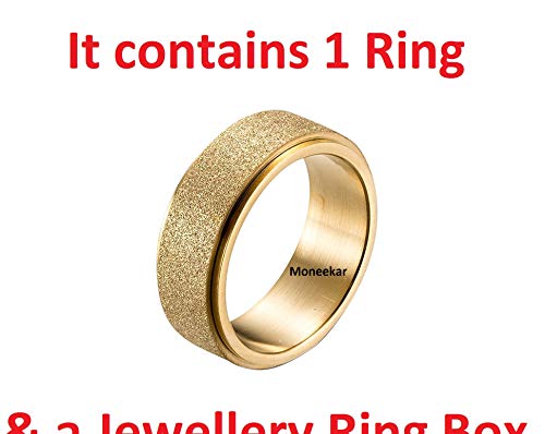 Image of Moneekar Jewels 18k Stainless Steel Ring for Men and Women