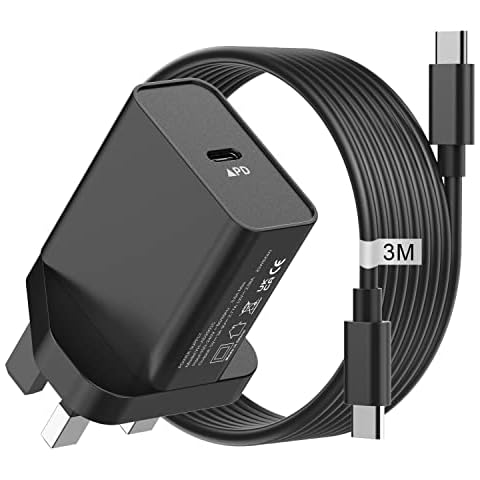 25W USB C Fast Charger Plug with 3M Cable,Super Fast Charger for Samsung Galaxy S22 Ultra/S22+/S21 Ultra/S21+/S20 Ultra/Note20/A13/A53 5G,25W USB C Charger Plug&Type C Cable For Samsung Phone Charger Cover