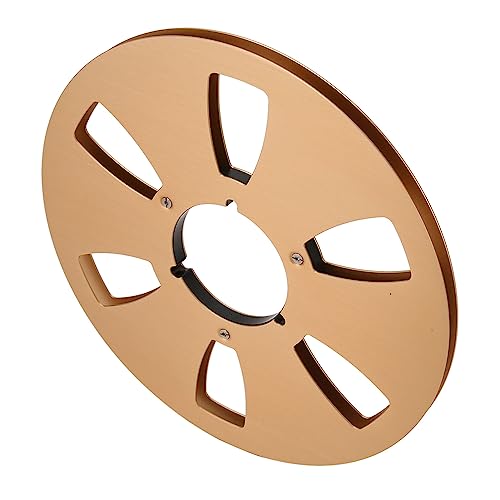 Carretel de Fita Vazia de 1/4 de 10 Polegadas, Fita de Som de Alta Resistência, Carretel Vazio, Liga