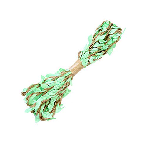 Wolike - Cuerdas artificiales para decoración del hogar, 10 metros de largo, hojas de hiedra artificial(Verde) Cover