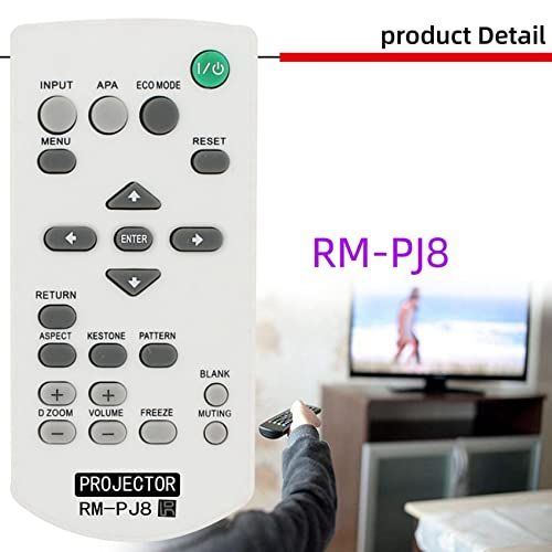 Télécommande du projecteur RM-PJ8 pour remplacer vos boîtiers perdus 10X