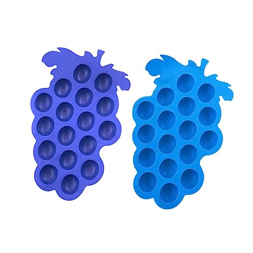 Molde de silicona para cubitos de hielo forma de uvas miniatura 1