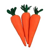 3 Piezas De Peluche Zanahoria De Pascua, Adornos De Peluche De Zanahoria Duraderos De 7.48 Pulgadas, Almohada De Verduras Con Adorno De Zanahoria, Felpa Colorida De Zanahorias De Pascua Para El HOIG