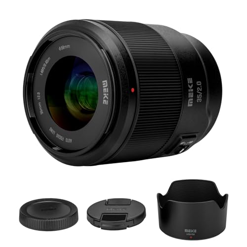 Image of Meike 35mm F2.0 Auto Focus Full Frame STM Stepping Motor Lens Compatible with Sony E Mount Cameras A7 A7R A7IV A7R IV A7III A7RII A7RIII A7SIII A9 A7C A7CII