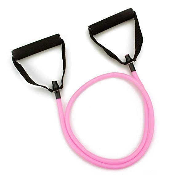 VENOM Resistance Band Or Toning Tube with Foam Handle for Squats, HIPS, Legs, Butt, Glutes and Heavy Workouts Physical Therapy, Rehab, Stretching, Home Fitness (Pack of 1) (Color : Pink) (B0BP5DD2J8) Amazon Price History, Amazon Price Tracker