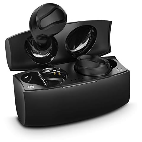 YW YUWISS Bluetooth 5.3 True Wireless Earbuds with Charging Case Cordless in Ear Headphones IPX4 Waterproof with Noise Cancelling Mic Compatible with Apple iPhone Android Samsung Cover