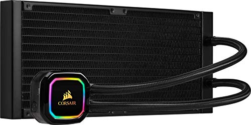 Corsair iCUE H115i RGB PRO XT Sistema di Raffreddamento a Liquido per CPU, Radiatore da 280 mm, Due Corsair ML Ventole PWM da 140 mm, 400-2000 RPM, Testina Pompa RGB Dinamica Multizona, Nero