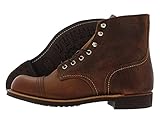 Red Wing Heritage Men's Iron Ranger Work Boot, Copper Rough and Tough, 10.5 D US