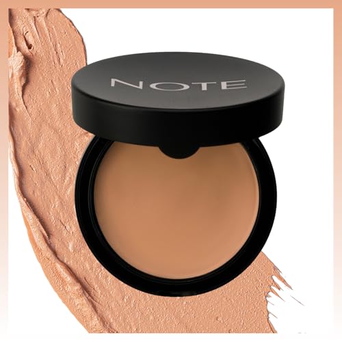 Image of Note Cosmetique Luminous Silk Compact Powder - Medium Buildable Coverage - Weightless Setting Powder Foundation - 01 Beige - 0.4 oz