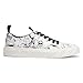 KARL LAGERFELD Paris Men's Logo Rubber Sole Low Top Sneaker, White, 9.5