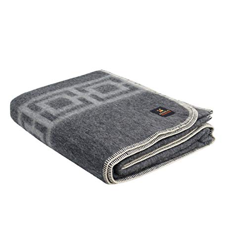 Thick Alpaca Wool Blanket – Heavyweight Alpaca Wool Blanket for Camping Outdoors or