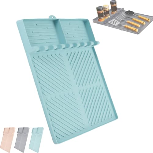 Alfombrilla de silicona premium para encimera de diseño resistente y lavable 2