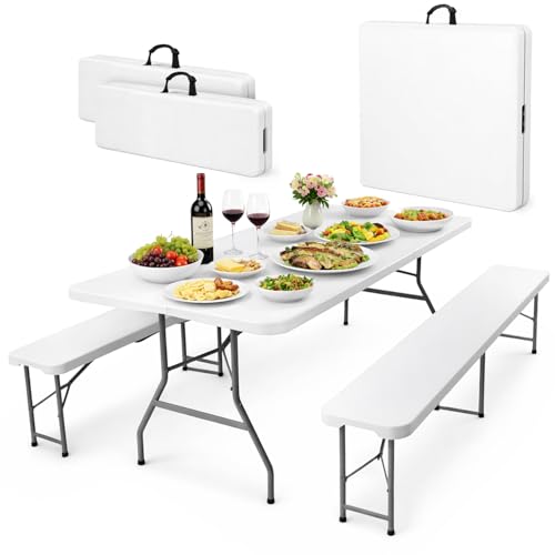 EconoHome 6 Ft White Plastic Set