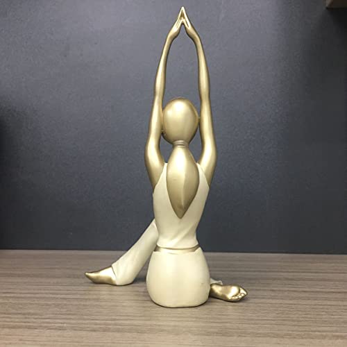 Figura Decorativa Yoga Estatua Yoga Girl Resina miniatura 4