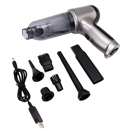Atyhao ハンディクリーナー 車用掃除機 強力吸引 真空率63000pa 35500rpm コードレス 小型掃除機 USB充電式 ハンドクリーナー HEPAフィルター 卓上掃除/車用/家庭用