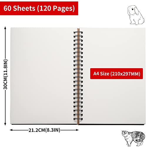 A4 Sketch Books 2 Pack - Image 2