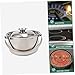 GRIRIW Olla de Cocina Inoxidable con Tapa y Asa para Sopa y Fideos Utensilio Multifuncional para Cocina Compatible con Inducción y Gas Imagen de GRIRIW Olla de Cocina Inoxidable con Tapa y Asa para Sopa y Fideos Utensilio Multifuncional para Cocina Compatible con Inducción y Gas
