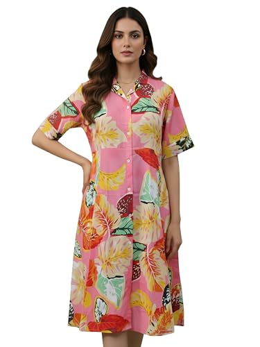 Image of GRECIILOOKS Printed Maxi Dress for Women | Trendy Long One Piece Summer Outfit | Lightweight Flared Dress for Casual & Holiday