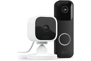 Ultimate Home Security System: Blink Video Doorbell and Mini Camera with Sync Module 2