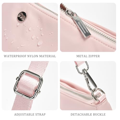 Image of Shoulder Bag for Women Handbags with Adjustable Strap Underarm Purse Mini Clutch Purses Trendy Crescent Bags 1L