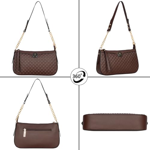 Image of ESBEDA Checks Texture Handbag | Ladies Purse | Stylish Handbag | Gift Bag For Women
