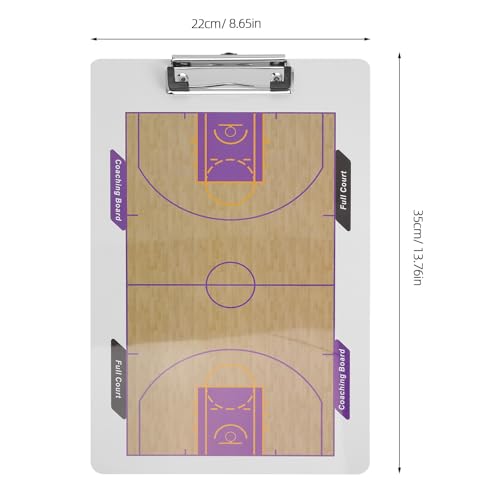 Tableau blanc de basketball effaçable à sec planche double face de stratégie - 2