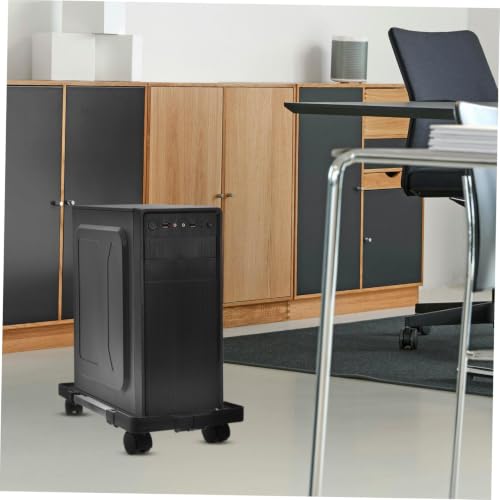 Soporte móvil para torre de computadora Happyyami con ruedas, para uso debajo del escritorio, diseño para mantener limpio y ventilado miniatura 5