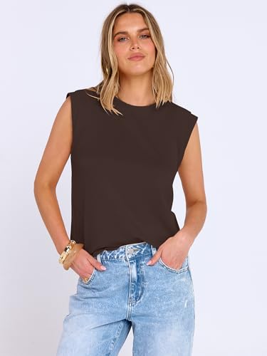 Image of ANRABESS Business Casual Tops for Womens Cap Sleeve Summer Dressy Shirts 2026 Trendy Work Office Outfits Clothing
