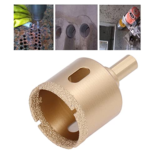 Diamond Drill Bit, 22-40mm Brazed Hole Saw, Hollow Cutter for Glass Tile Marble, Porcelain, Rock, Porcelain(40mm) - Image 2