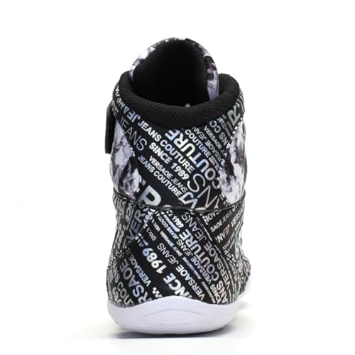 Men's Boxing Shoes Men's Wrestling Shoes High top Fitness Sneakers4