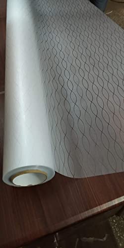 Image of ELTON Vinyl 3D Window Privacy Self Adhesive Decorative Film with Heat Control Anti UV (24 x 240 inches)