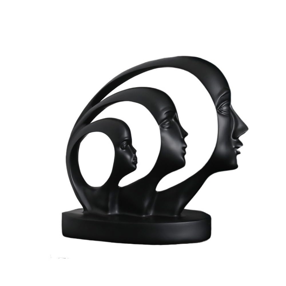 RUOXIUKHBZPS Figurine Centerpiece Abstract Art Statue Sculpture for Home Bookshelf Desktop Decor Resin A Creative Handmade Collectible