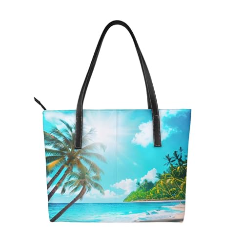 Sac grand volume imprimé océan tropical pour ranger toutes vos affaires