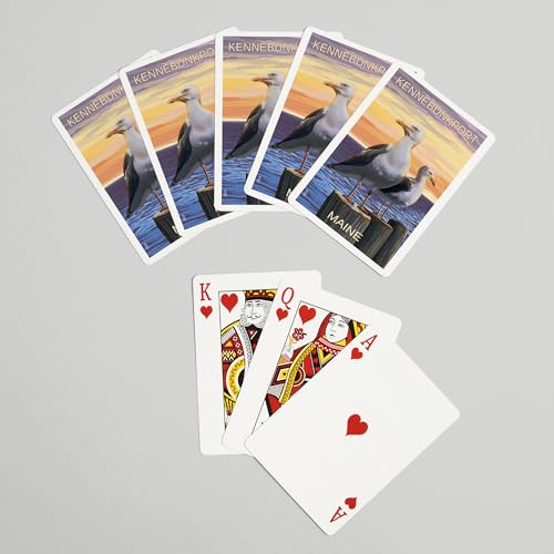 Baraja de 52 cartas tamaño póker Kennebunkport Maine miniatura 7