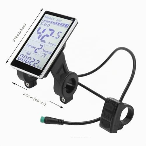 Akozon Elektrofahrrad-LCD Pin 24 V 36 V 48 V 60 V Universal-Desktop-Motherboard DDR4-Messgerät 5 Elektronik-Gadgets-Sockel LGA 1151 E-Scooter M5-Panel-Bildschirm für 31 8-22
