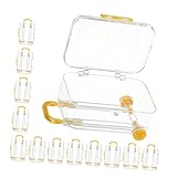 TOKIDNY 24 piezas Cajas Dulces Maleta Transparentes Pequeñas Reutilizables para Fiestas Bodas Shower Decoración Compacta y Práctica