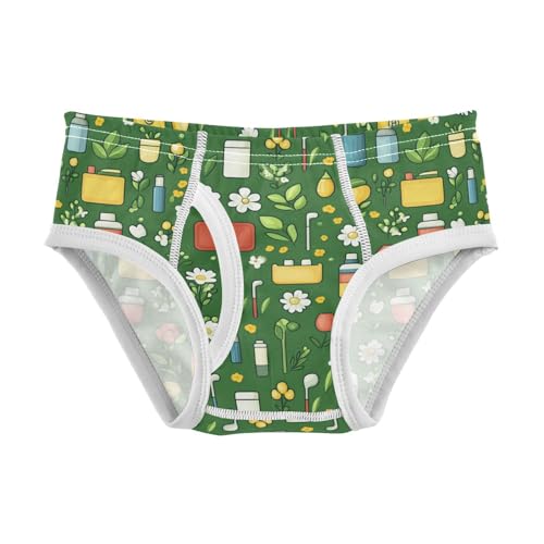 Yuiboo Toddler Boy Training Underwear Soft Cotton Briefs Underwear for Boy A Father's Day in Sizes 6Y