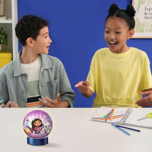Puzzle 3D Ball 72 pièces illuminé : Gabby et la maison magique Gabby' Dollhouse Ravensburger France - vue 4