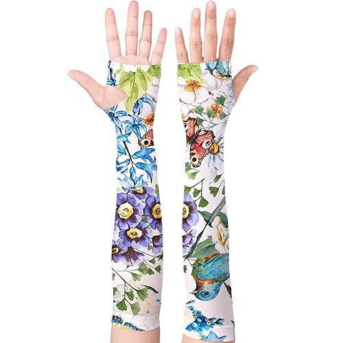 YPHCDO Gardening Sleeves for Women Farm Sun Protection Thorn Proof Cooling Arm Sleeves to Cover Arms for Garden Sports