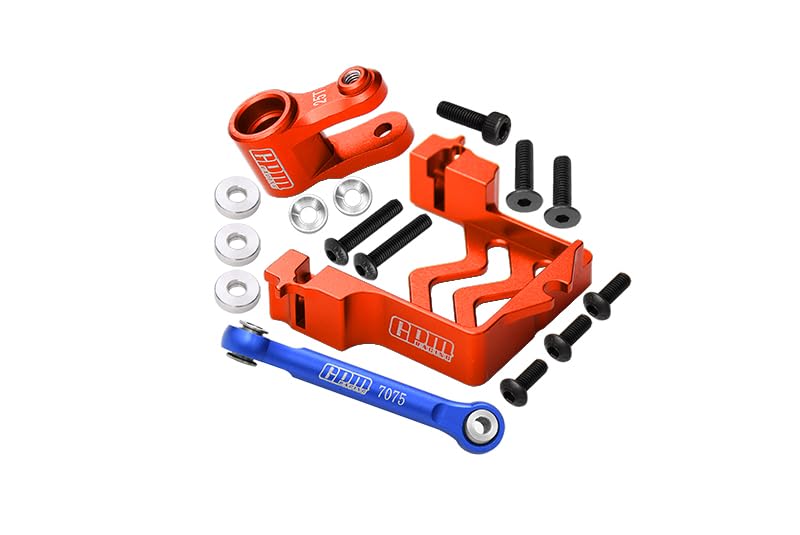 Pièces direction Traxxas Maxx GPM support alu et biellette inox
