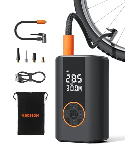 Compressore Aria Portatile,Compresseur d'aria Mini 10,3 Bar,Electric Bike Pump,Air Pump,Accessori...