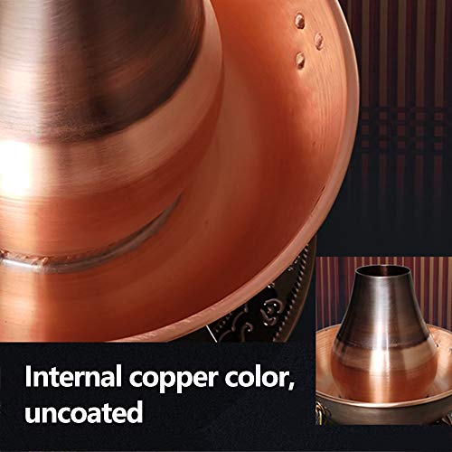 Olla caliente de cobre tradicional de Beijing 34 cm miniatura 7