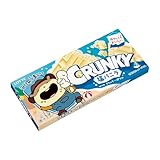 Lotte Crunky Chocolate Salted Vanilla Flavor Sweets Snacks 48g (Pack of 10), MADE IN JAPAN, Limited Edition