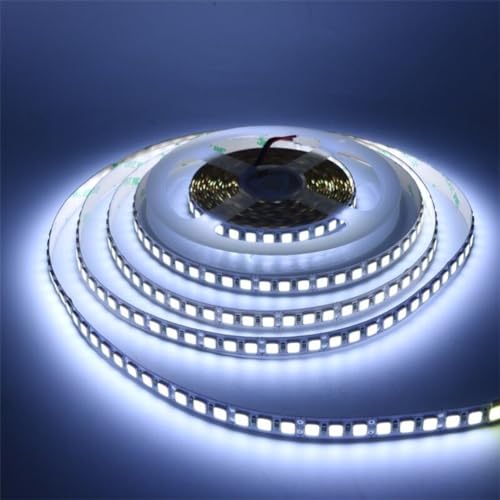 Tira LED anso DC12V 5M 5054 SMD 120 LEDs/m Blanco cálido miniatura 3