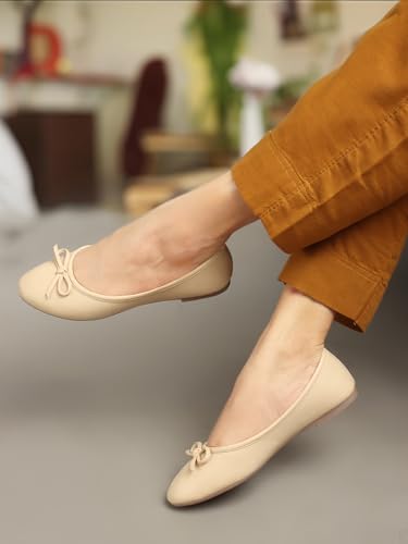 Image of Carlton London Women Comfortable Flat Round Toe Slip On Fashion Shoes for Daily use, Office use, Casual use
