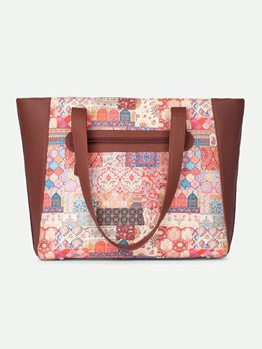 Image of ZOUK Women's Handcrafted Side Tote Bag and Handbag for Office and College