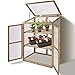 Giantex Garden Portable Wooden Cold Frame Greenhouse Raised Flower Planter Protection (30.0