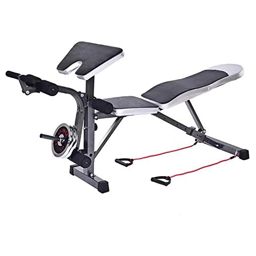 Banco de haltere banco de fitness em casa prensa prancha supina de pássaro sentar equipamento de fitness banco de pressão banco de peso banco de haltere-165 * 50 cm_preto atualizado
