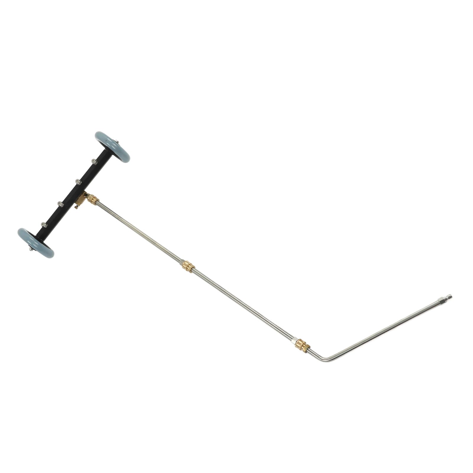 CHICIRIS Pulitore per Telaio con Idropulitrice, Accessorio per Pulizia Superfici da 15,75 Pollici con 4 Ugelli in Acciaio Inossidabile e Bacchetta di Prolunga, 4000 PSI per Lavaggio Auto
