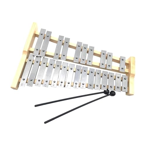 Xilofono Xilofono in alluminio con cornice in legno portatile professionale